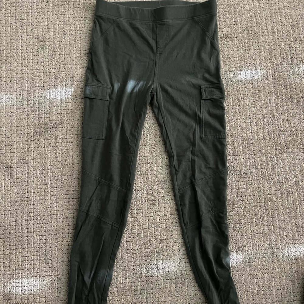 Girls justice pants - size 18/20 - army green